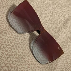 Quay Australia Bold Burgundy Sunglasses